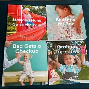 Set of 3 LovEvery baby toddler year 1 -2 books